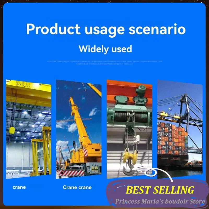

Industrial Wireless Crane Radio Remote Control System 1 Transmitter 10 Channels 1 Speed Control Hoist Remote Switch