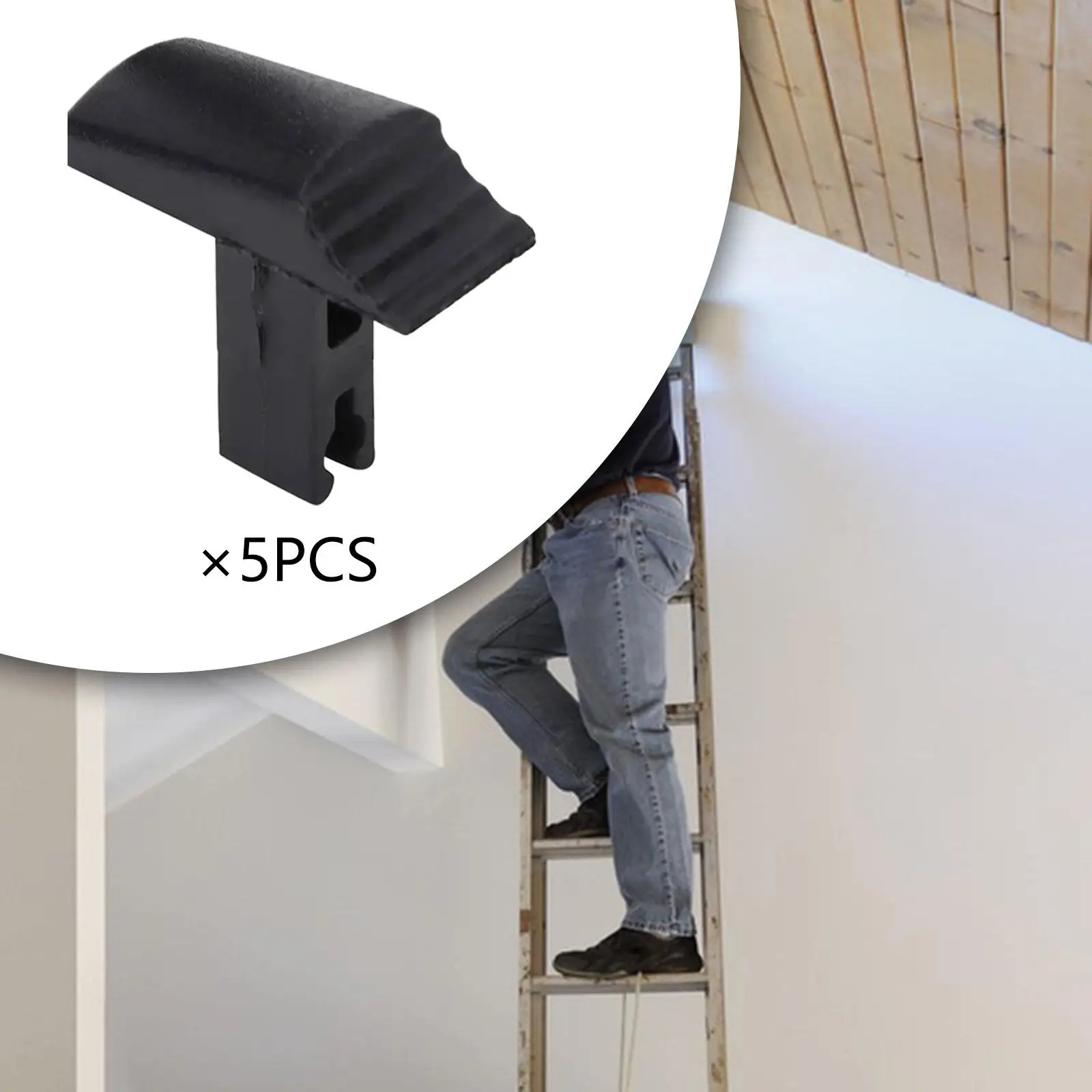 

5 Pieces Ladder Feet Cover Attic Ladder Leg Wear Resistant Non Slip Moving