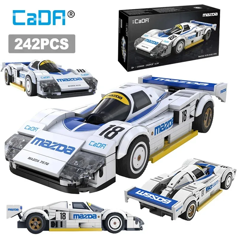 

Explosive 242pcs 1:24 Technical Drift Racing C42 Sports Car Model Building Blocks Endurance Sports Car Building Blocks Toy Gift