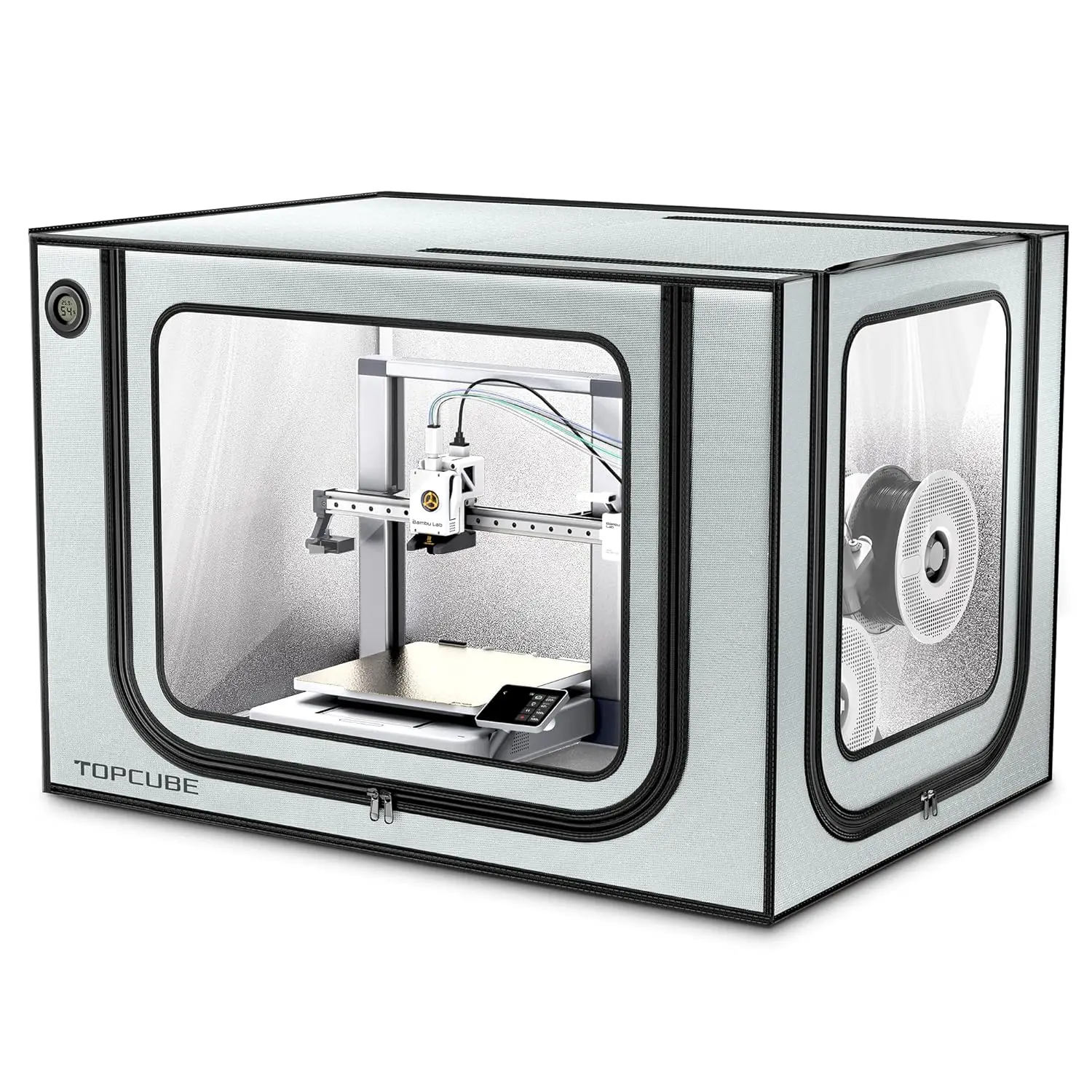 

3D Printer Enclosure with LED Light, Fireproof Dustproof Noise Reduction Constant Temperature Cover, 838x588x588MM