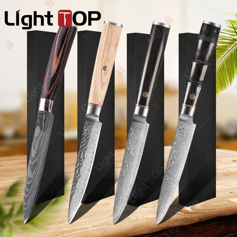 

High Carbon Stainless Steel&Damascus Steel Kitchen Knives Japanese Chef Knife Cutlery Set Fruit Peeling Steak Knife Meat Cleaver