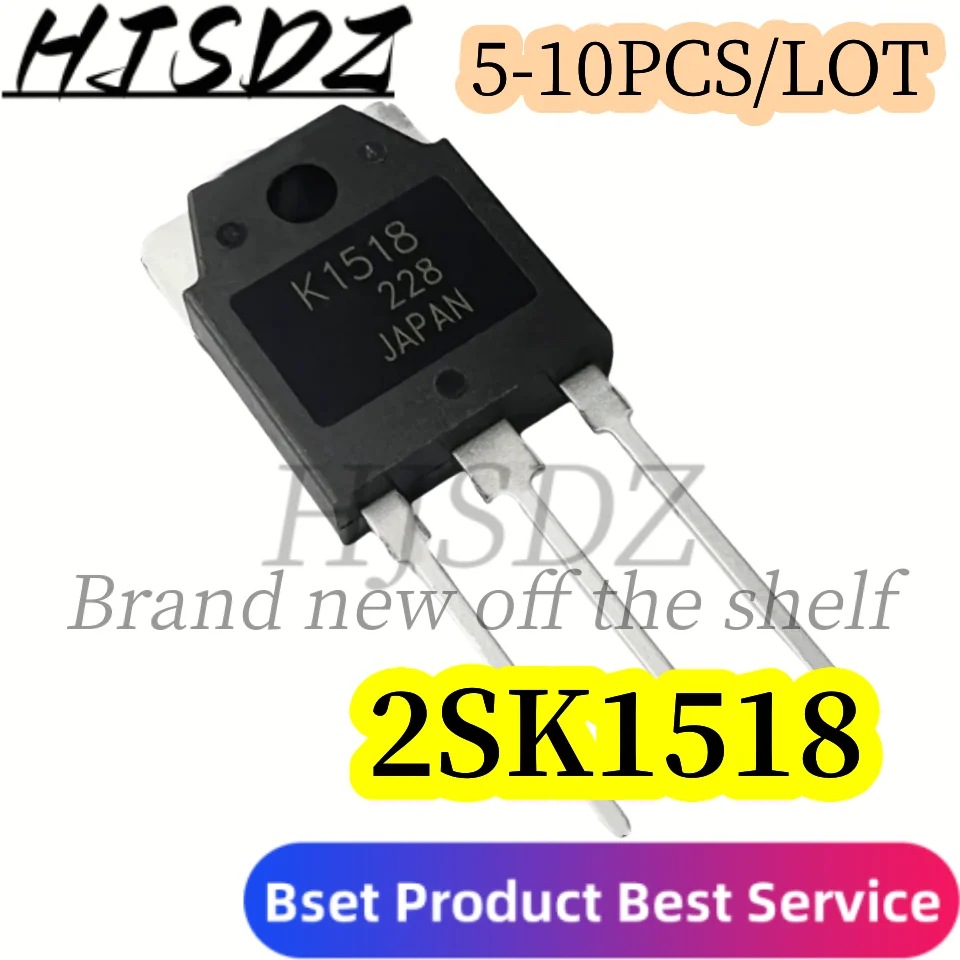 TRANSISTOR MOSFET 5-10PCS/LOT 2SK1518 K1518 TO-3P 20A 500V