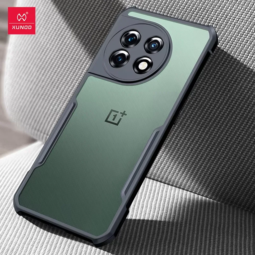 XUNDD Case For OnePlus 11 5G Shockproof Airbag Clear Cover TPU+PC Anti-Scratch Camera Protection Slim Protective Phone Case