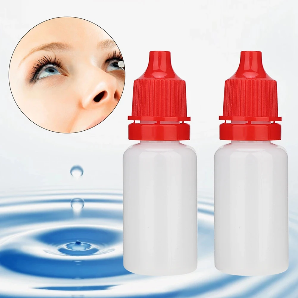 10ml Plastic Squeezable Eye Dropper Bottle Leakproof Plastic Empty Containers With Childproof Cap For Ear Drops