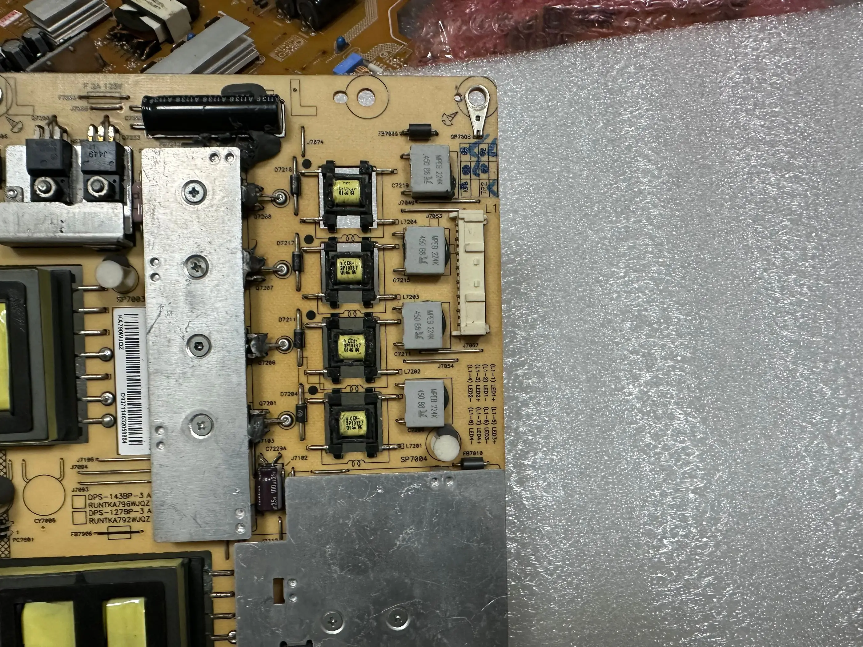 LCD-46LX830A placa de energia runtka790wjqz DPS-127BP um ponto