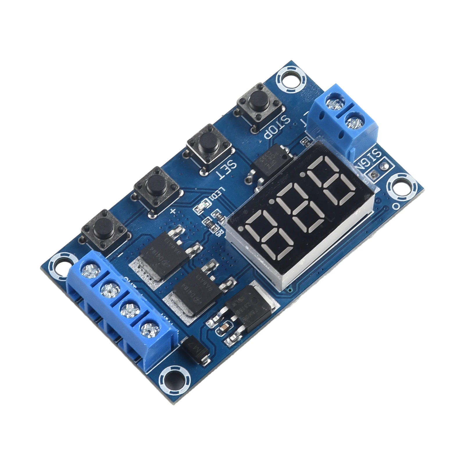 Powerful Dual MOS Trigger Switch with Clear Interface for Digital Relay Delay Board Timer Control Switch DC5V 36V