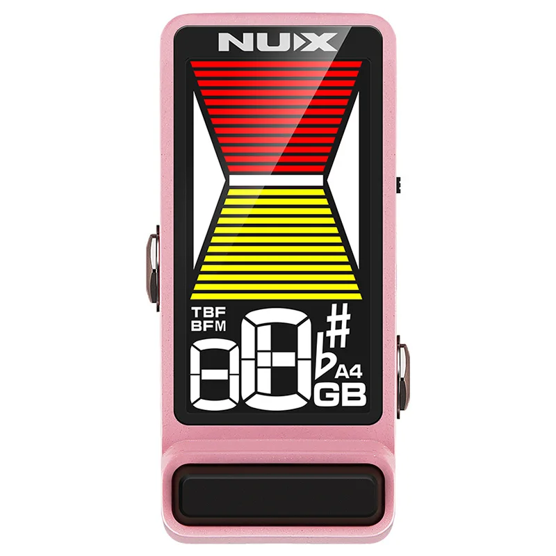 NUX MINI Guitar Tuner Pedal FLOW TUNE NTU-3 with LCD Display True Bypass Buffered Bypass Monitor for Guitar Accessories