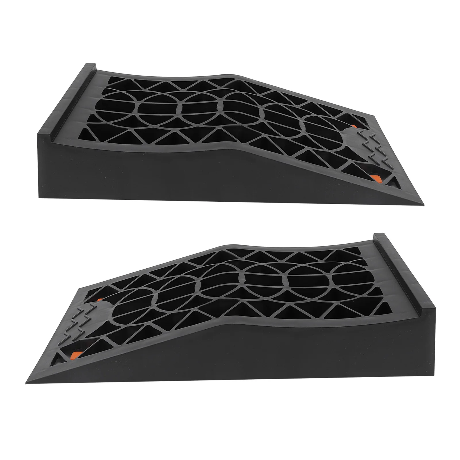 

2,44-дюймовые подъемные рампа для тяжелых условий эксплуатации для обслуживания транспортных средств и безопасного подъема, 2 шт. автомобильные рампа, низкопрофильная рампа для обслуживания автомобилей