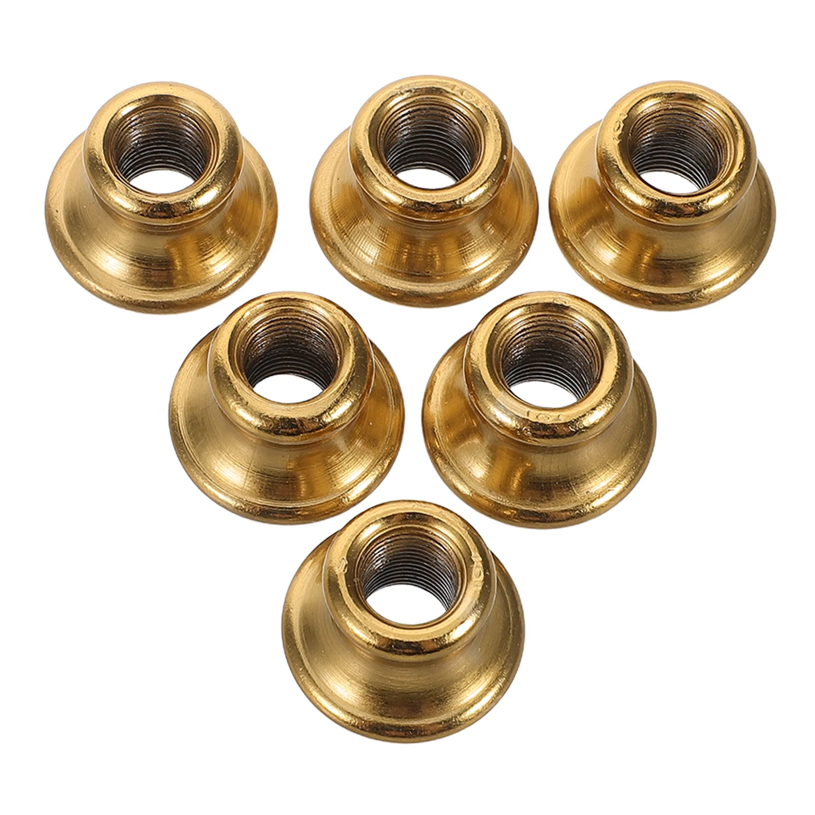 

6pcs Connector M10 Threaded Pipe Coupling Rod For Table Wall Lamps Brass Repair Parts Solid Lamp Pipe Connector Lamp