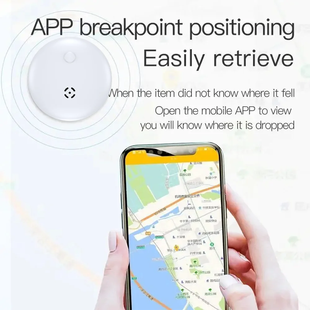 Anti-Lost Device Mini GPS Tracker Bluetooth Pet Kids Wallet Tracking IOS Android Smart Finder Locator Accessories 2026