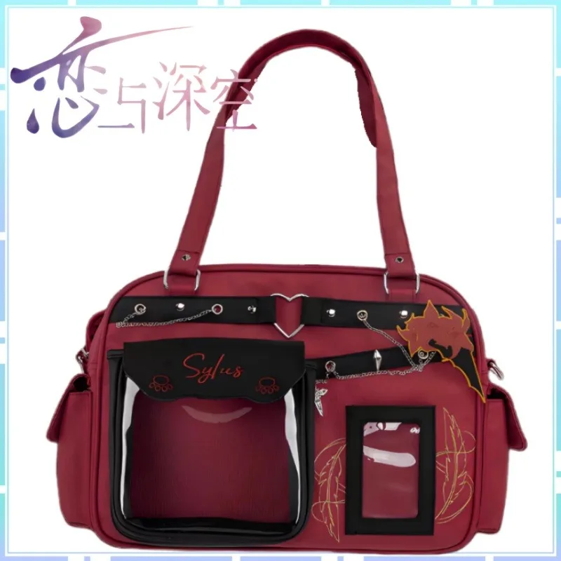 حقيبة كروس جديدة من Love and Deepspace Sylus Itabag بكتف واحد محمولة بسعة كبيرة للتنقل هدية مذهلة للفتيات