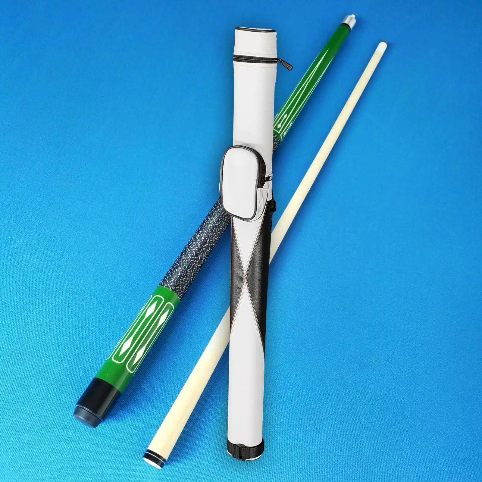 

Pool Billiard Pool Cue Rod Carrying Bag Zipper with Adjustable Shoulder Strap Pool Cue Storage Pouch for Women Men