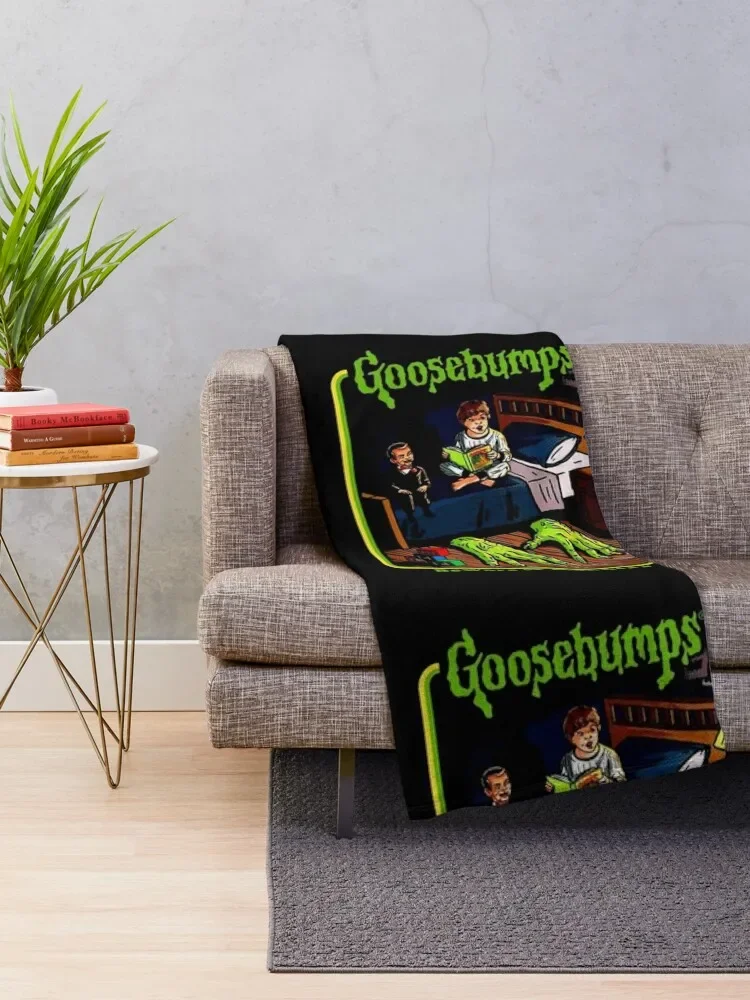 Goosebumps Bedtime Retro Scary Throw Blanket decorative wednesday cosplay anime Blankets