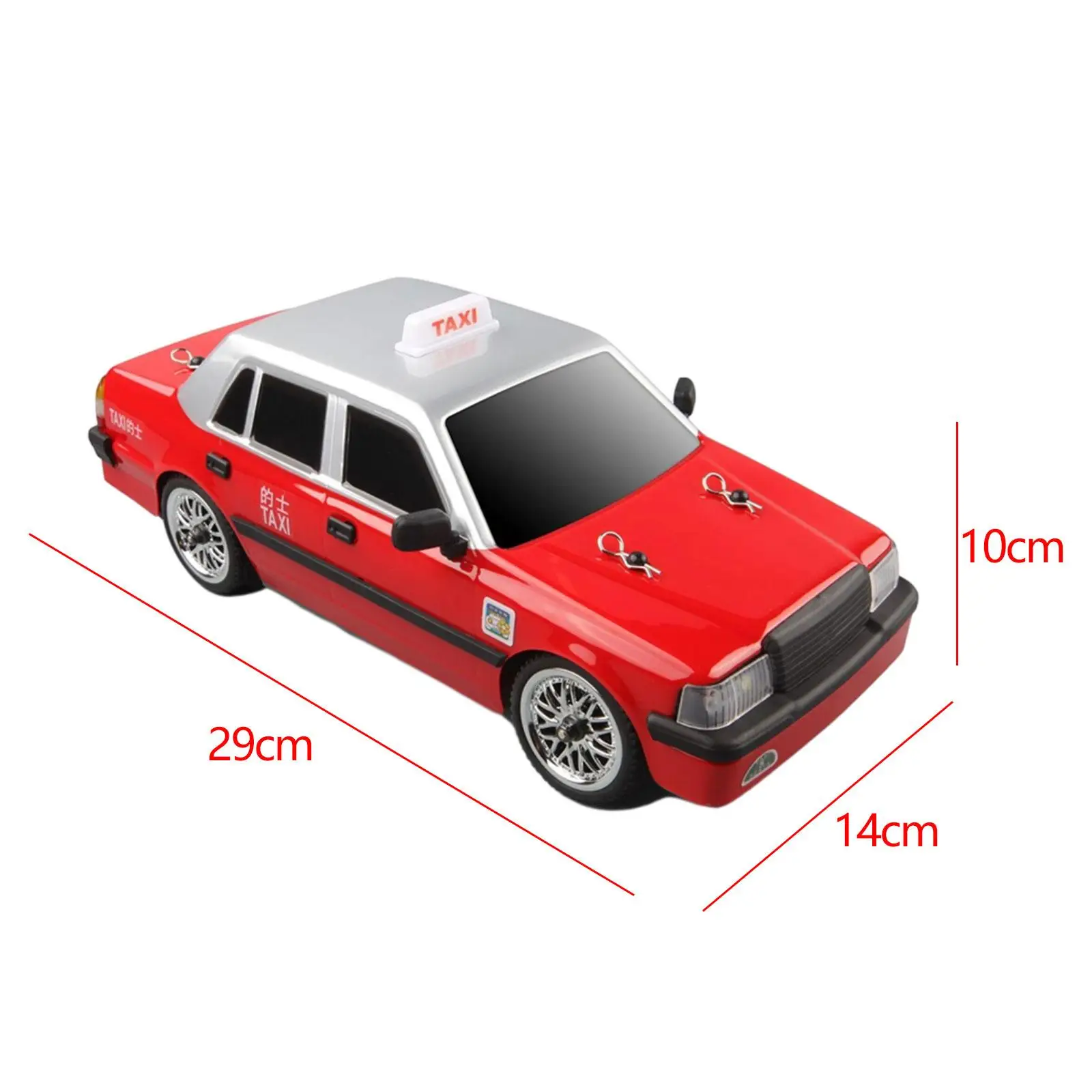 1/16 RC Drift Car Jungen Mädchen Klassisches Taxi-Spielzeugmodell für Urlaubsfestivals