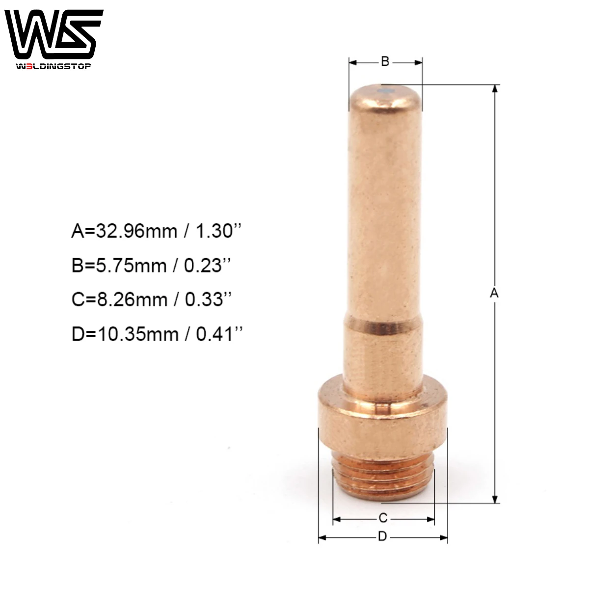 Trafimet Versa Cut 60 CB70 Cebora CP70 Electrode Tip Plasma Cutter Torch Consumables PKG/20