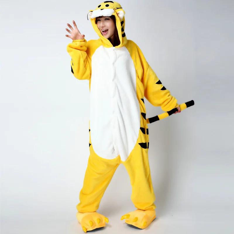 Halloween Par Tier Rollenspiel Kostüm Tiger Onesie Performance Anzug Eltern-Kind-Versammlung Zeichentrickfigur