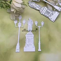 Monument słupek lampy wykrojniki do metalu szablony wycinane dla majsterkowiczów Scrapbooking papier do albumu tłoczenie kartek