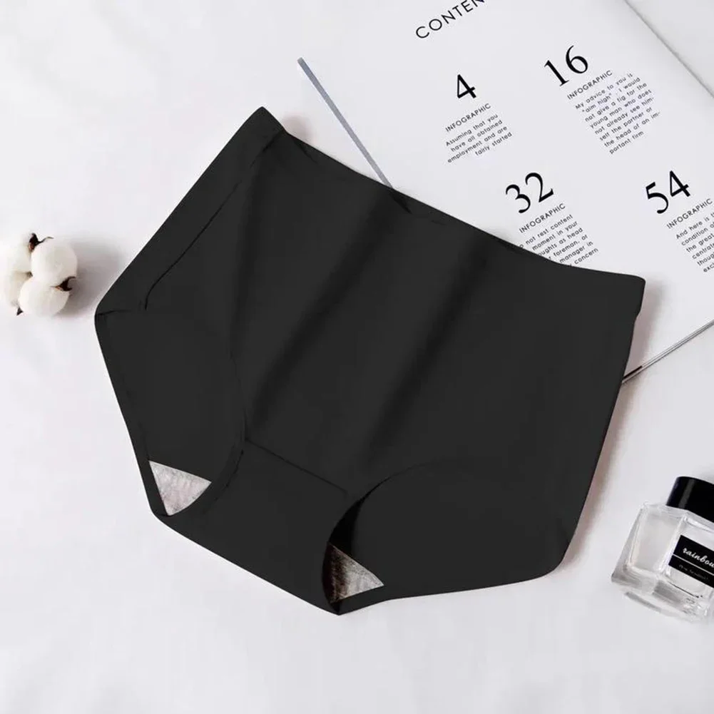 Women Plus Size Cotton Panties Comfort Underwear Sexy Brief Lingerie Solid Color Intimate Briefs Family Elastic Underpants