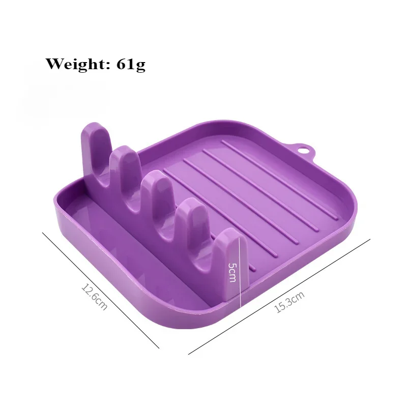 Kitchen Pot Lid Rack Plastic Spoon Holder Stand Kitchen Organizer for Fork Spatula Rack Pan Cover Shelf Tableware Storage Rack