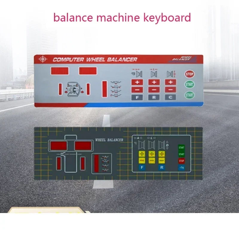 Various Models Of Tire Balancing Machine Key Board Dynamic Balancing Instrument Touch Switch Control Panel Display