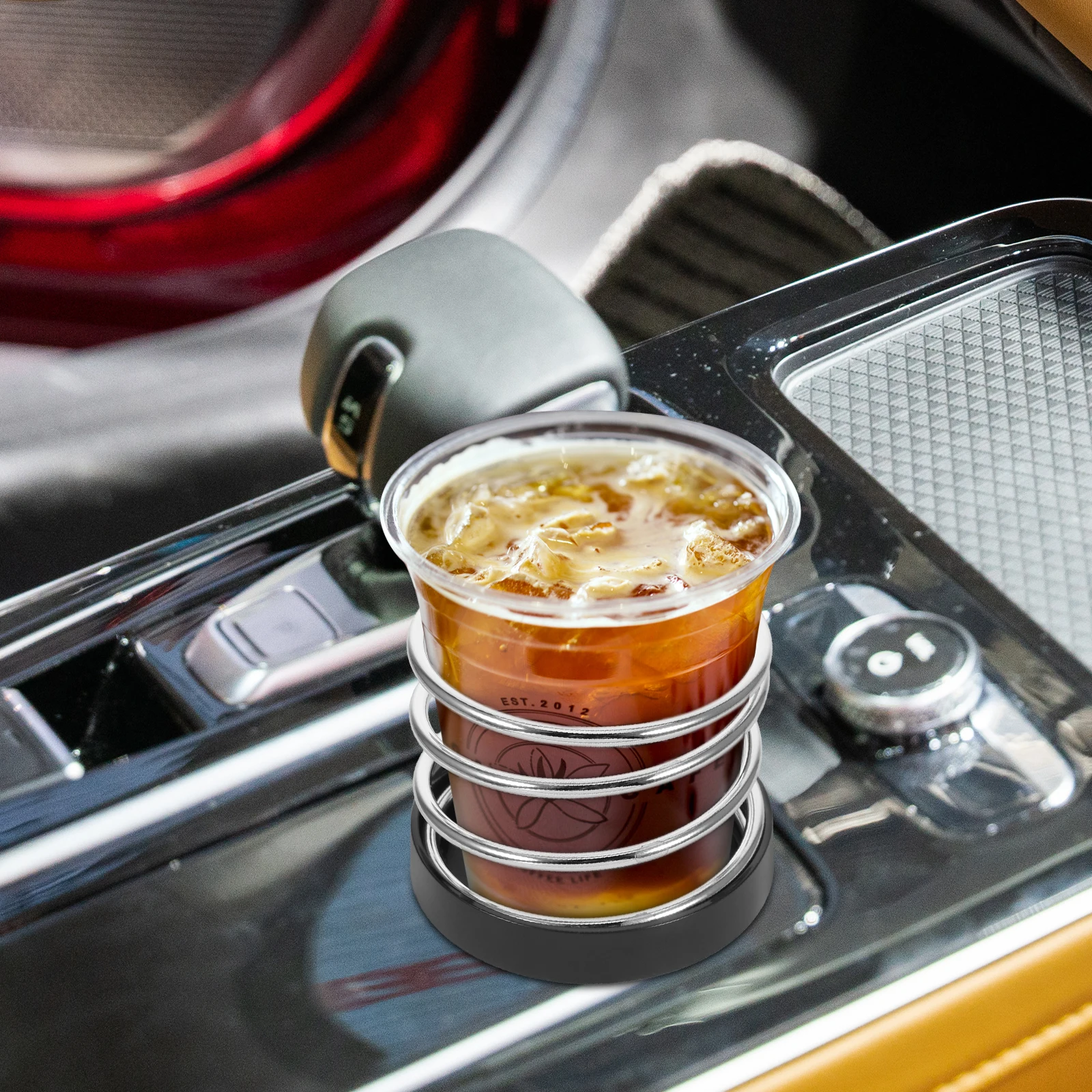 

Car Drink Holder Stainless Foldable Cup Holders for Cars Scooter Durable Quality Anti Skid Can Storage Summer Winter Vehicle