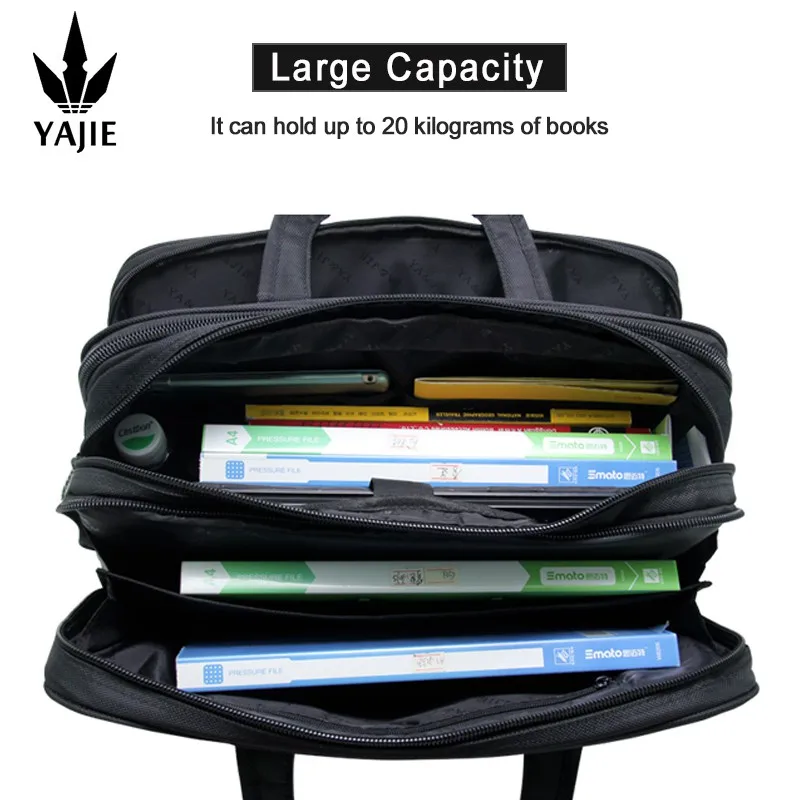 Large Capacity Briefcase Bag Men Business Bag 17 inch Laptop Bag Shoulder Bags Canvas Handbags Notebook Bag Messenger Bags