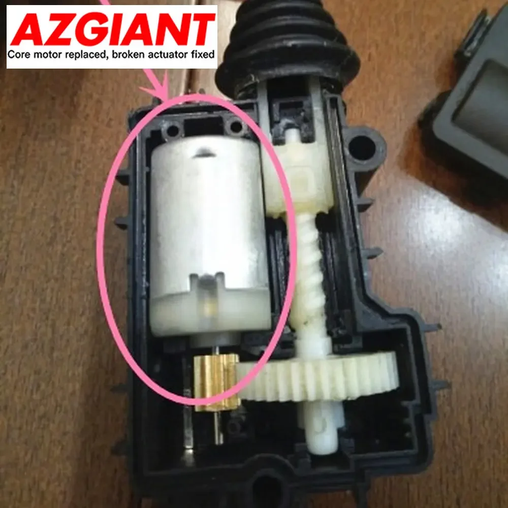 Azmega 9 الأسنان سيارة مركز قفل الباب المحرك ل انتارا أوبل أسترا TT كوبيه زافيرا قفل جهاز تيار مستمر FC280 قفل المحرك المحرك