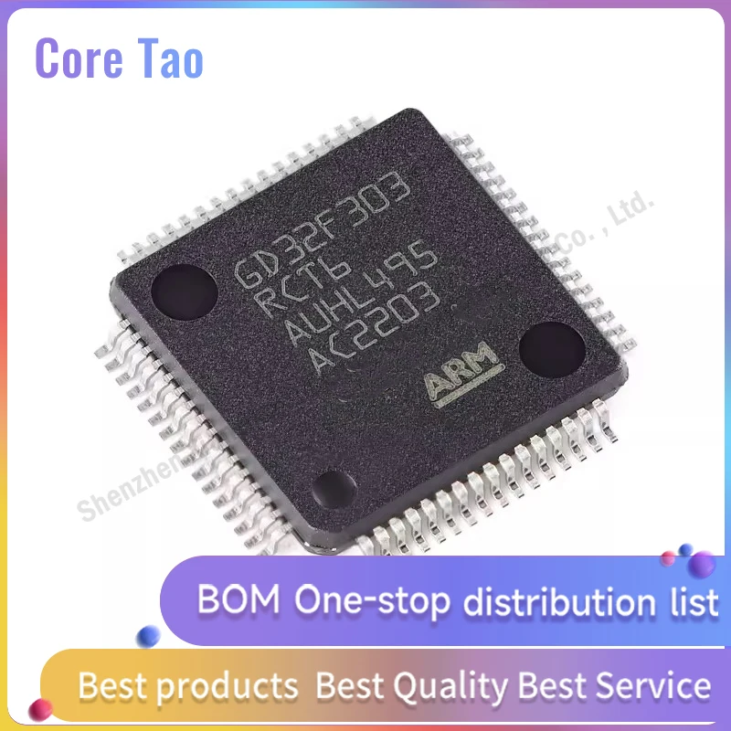 1~5pcs/lot GD32F303RCT6 GD32F303 303RCT6 LQFP64 Microcontroller chips in stock