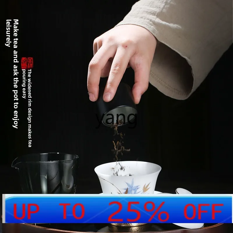 

LMM ice suet jade tea set high-end household kung fu teacup teapot