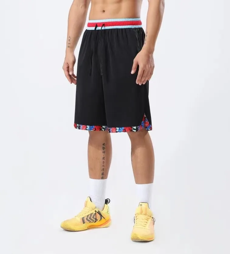 Short de basket-ball confortable pour homme, tissu de haute qualité, séchage rapide, sports de plein air, gym, été, nouveau, 2024