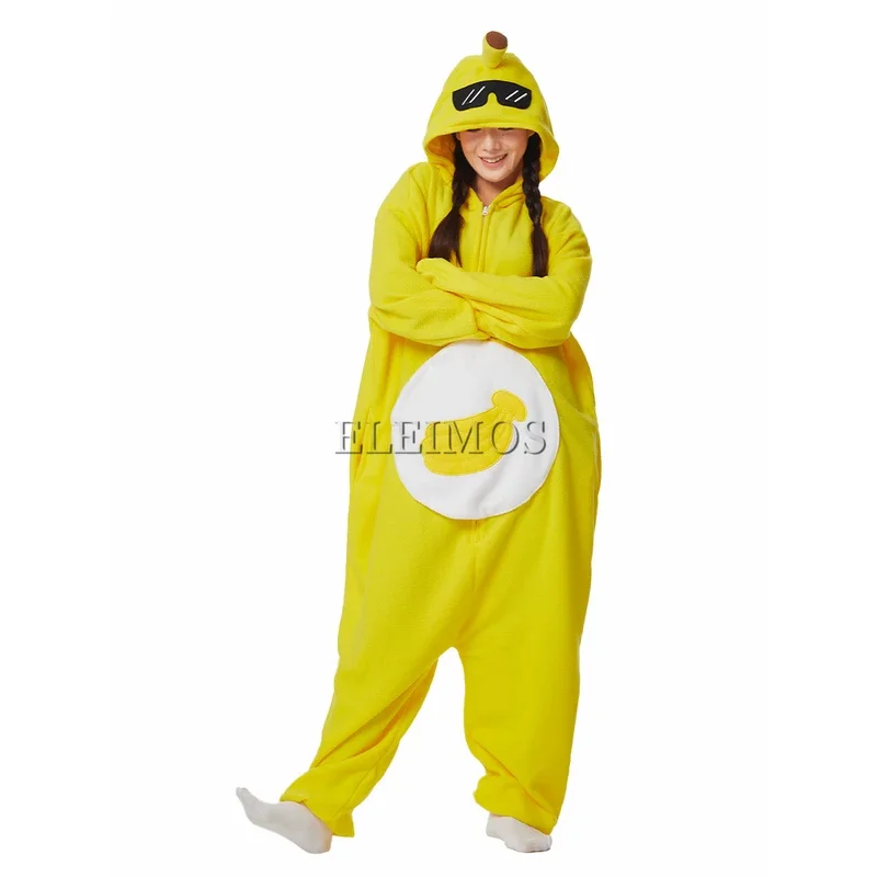 

Eleimos Halloween onesie banana for women men adult animal kigurumis pyjamas cartoon pajama homewear cosplay costume