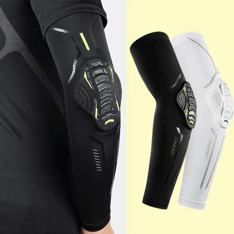 

1 PCS Elastic Basketball Elbow and Arm Protectors Fitness Running and Cycling Sports Shock-absorbing Honeycomb Elbow Protectors