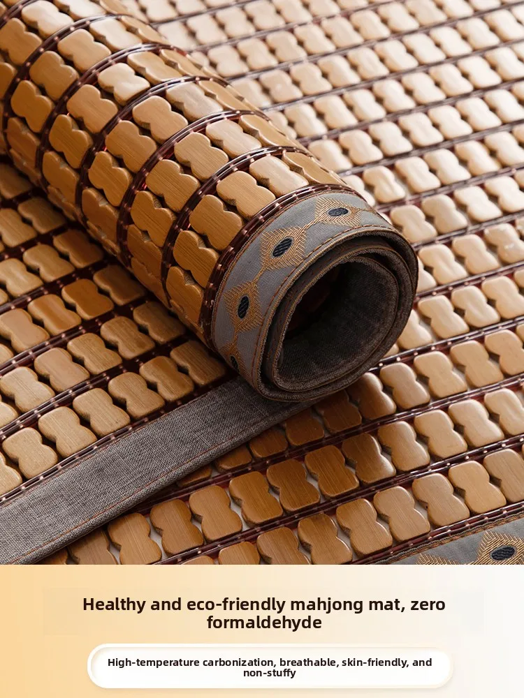 summer-bamboo-cooling-mat-mahjong-mat-foldable-18m-single-double-person-student-dormitory-air-conditioned-day-bedding