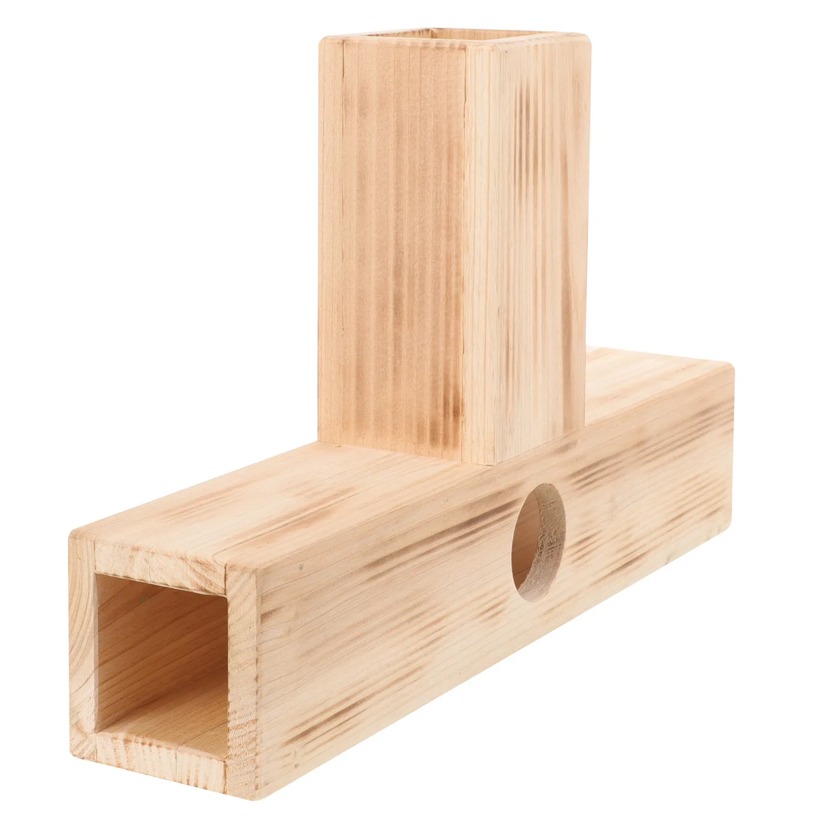 Tunnel en bois amusant pour hamster, cachette pour cochon d'Inde, hérisson, chinchilla, petit animal, espace d'exercice, cachette pour cochon d'Inde