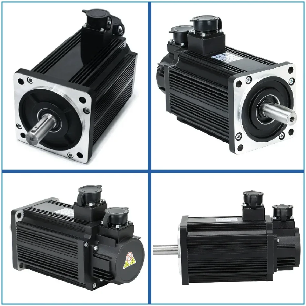 Kit de pulso del controlador del servomotor de CA del codificador absoluto de 220V 17/21/23Bit único Multi 1K-3.8KW 4-15Nm 2500RPM 110/130 brida con RS485
