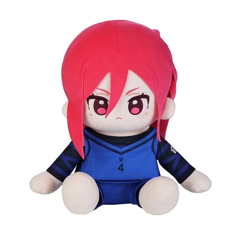 40 cm Offizielle B-E-CK Hachi usw. Meguru Isagi Yoichi Nagi Seishiro Mikage Leo Chigiri Hyoma Itoshi Rain Push Doll Pillow Pushie