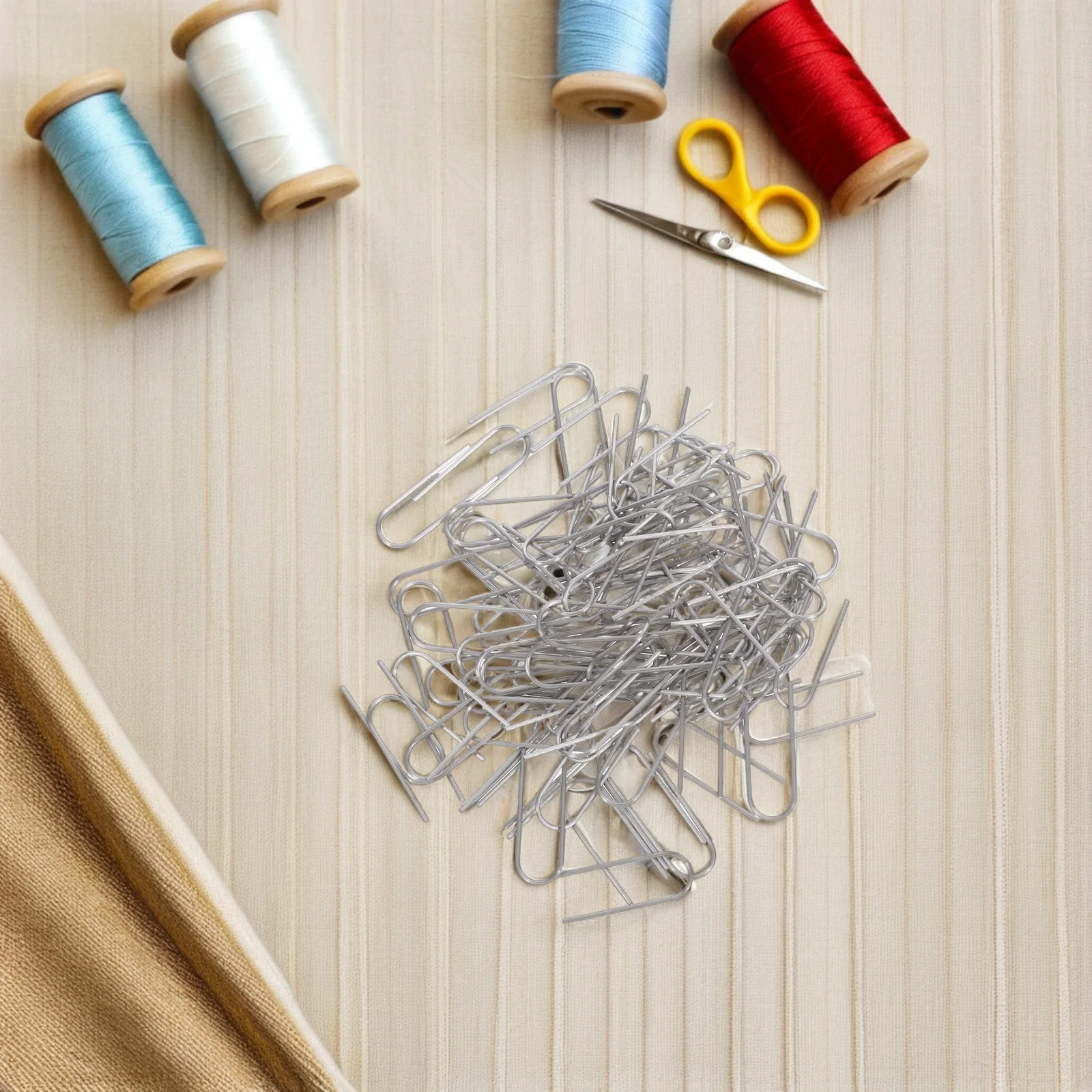 

60Pcs High Temperature Nichrome Wire U Shaped Hooks Jump Rings Storage Box DIY Ceramic Kiln Pendants Glass Fusing Pottery