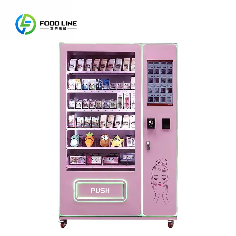 Smart DIY Sticker Vending Machine Customized for Retail Cosmetics Beauty Products and Accessories