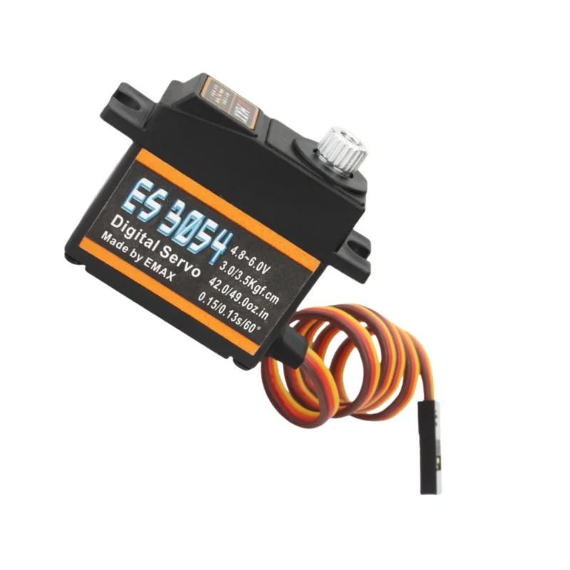 New Emax ES3054 17g 3.5kg 0.13sec 23T Metal Gear Digital Servo For RC Airplane Racing Drone Accessories RC Parts Replace ES3154 - image 1 of 4