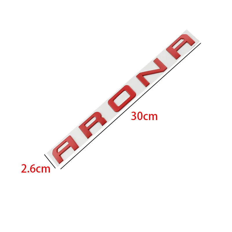 Car 3D Metal Rear Trunk Letters Words Logo Badge Emblem Decals Sticker For Seat Arona MK6 2019 2020 2021 2022 2023 Accessories