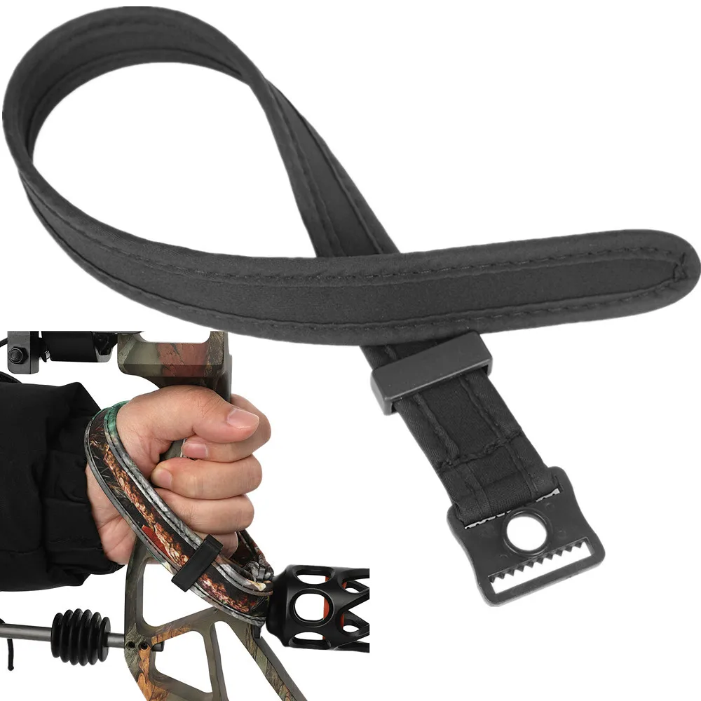 Bow Wrist Sling Archery Adjustable Strap for Left Right Hand Comfortable Grip Hunting Target Shooting Accessories for Beginner