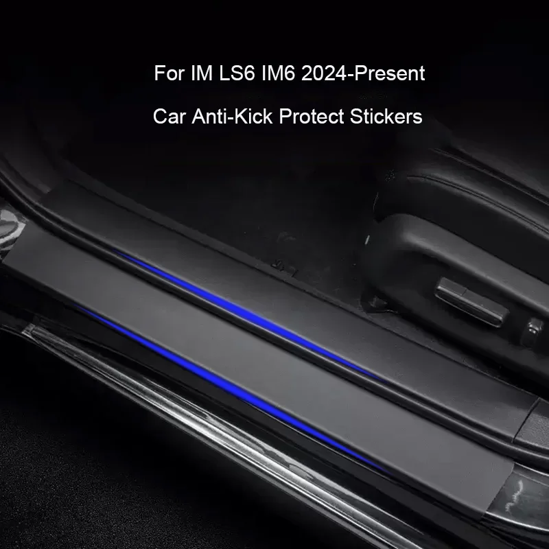 

Car B-Pillar For IM LS6 IM6 2024-Present Door Anti-Kick Protect Pad Auto Trunk Anti-Dirty Scratch Resistant Exterior Accessory