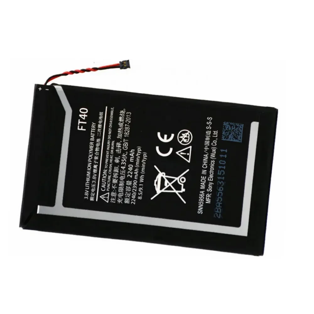 New 2240mAh FT40 for Motorola Moto E 2ND Gen 2E XT1526 XT1527 XT1528 XT1031 Mobile Phone . Replacement Battery