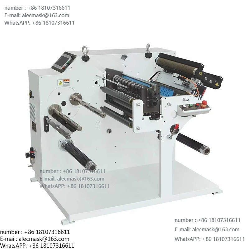 

350 turntable medium speed slitting machine automatic self-adhesive label slitting machine reel cashier paper slitting