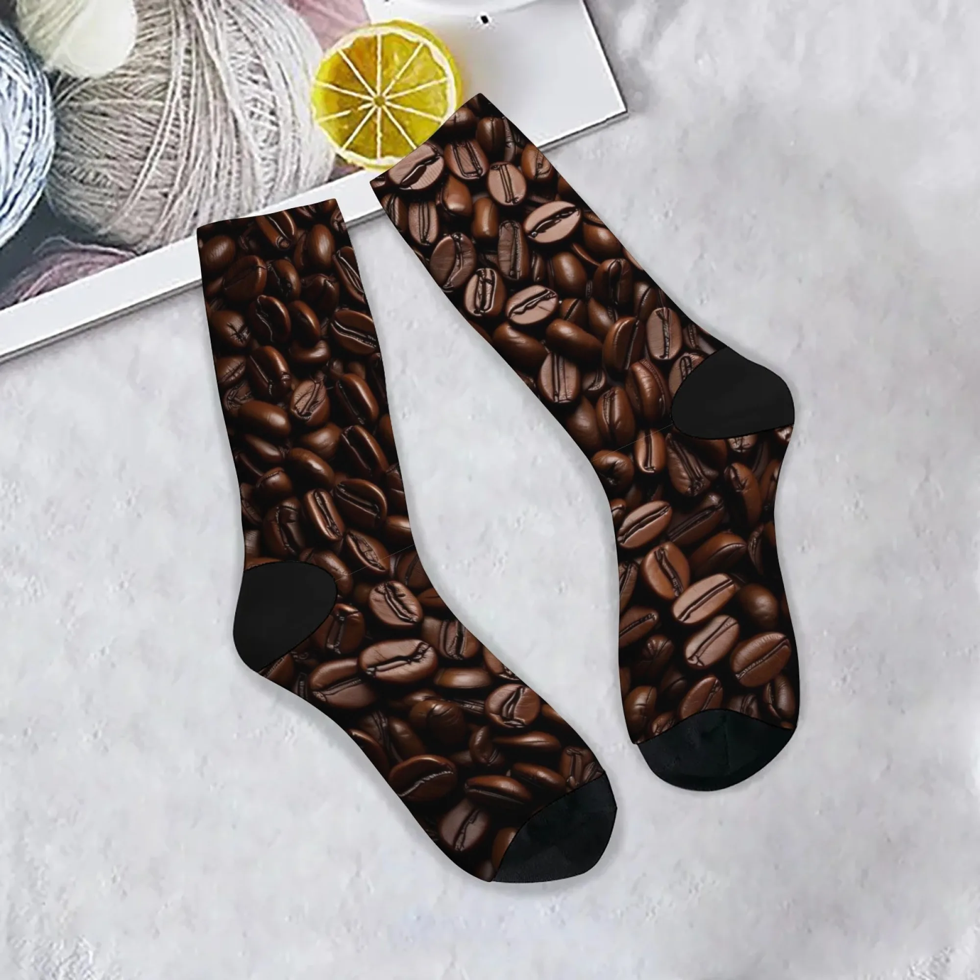 Street Fashion Style Youtube - Chaussettes en maille de café antidérapantes,