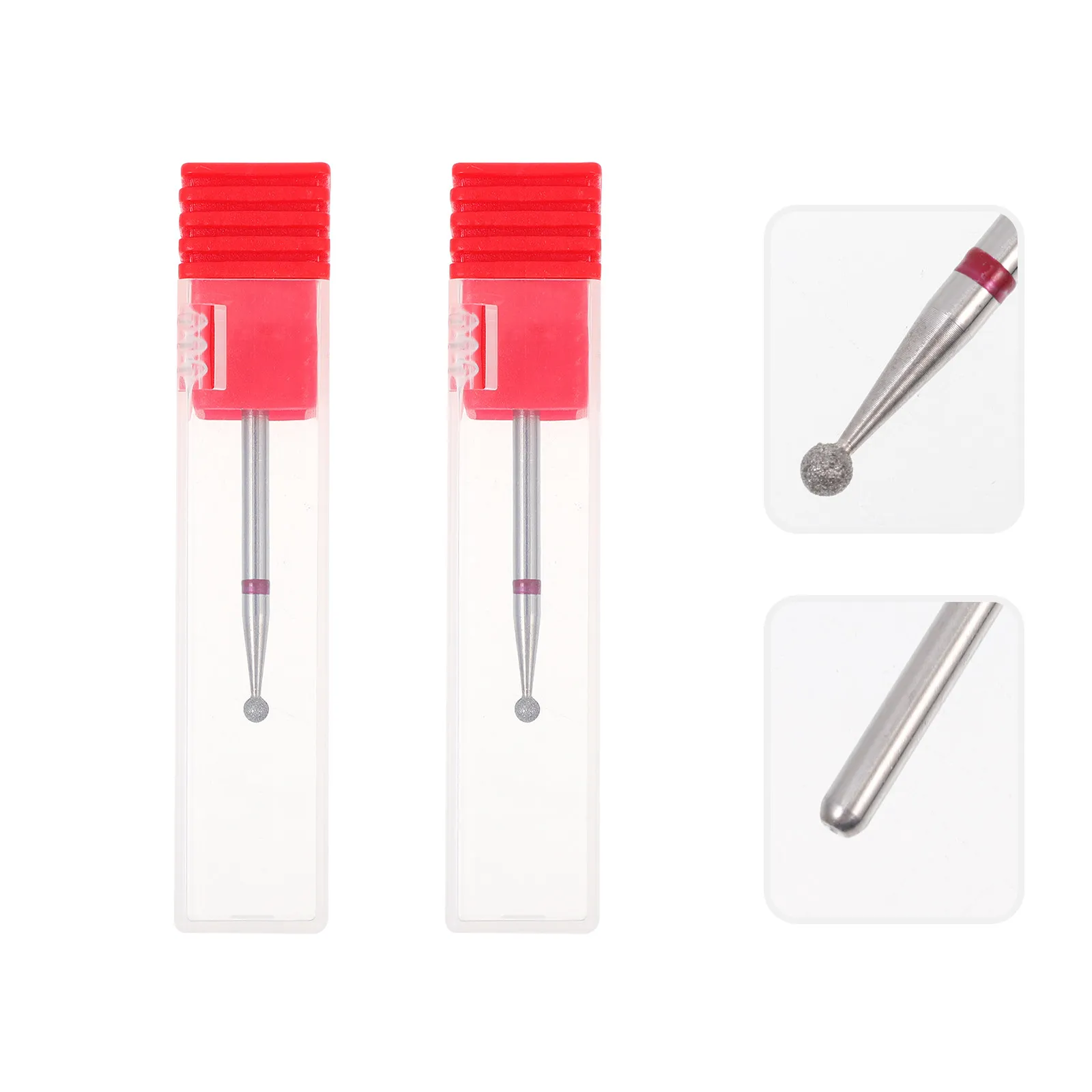 

2Pcs Professional Nail Drill Bits Replacement Set for Natural Gel Acrylic Nails Grinding Polishing Manicure Pedicure Cuticle