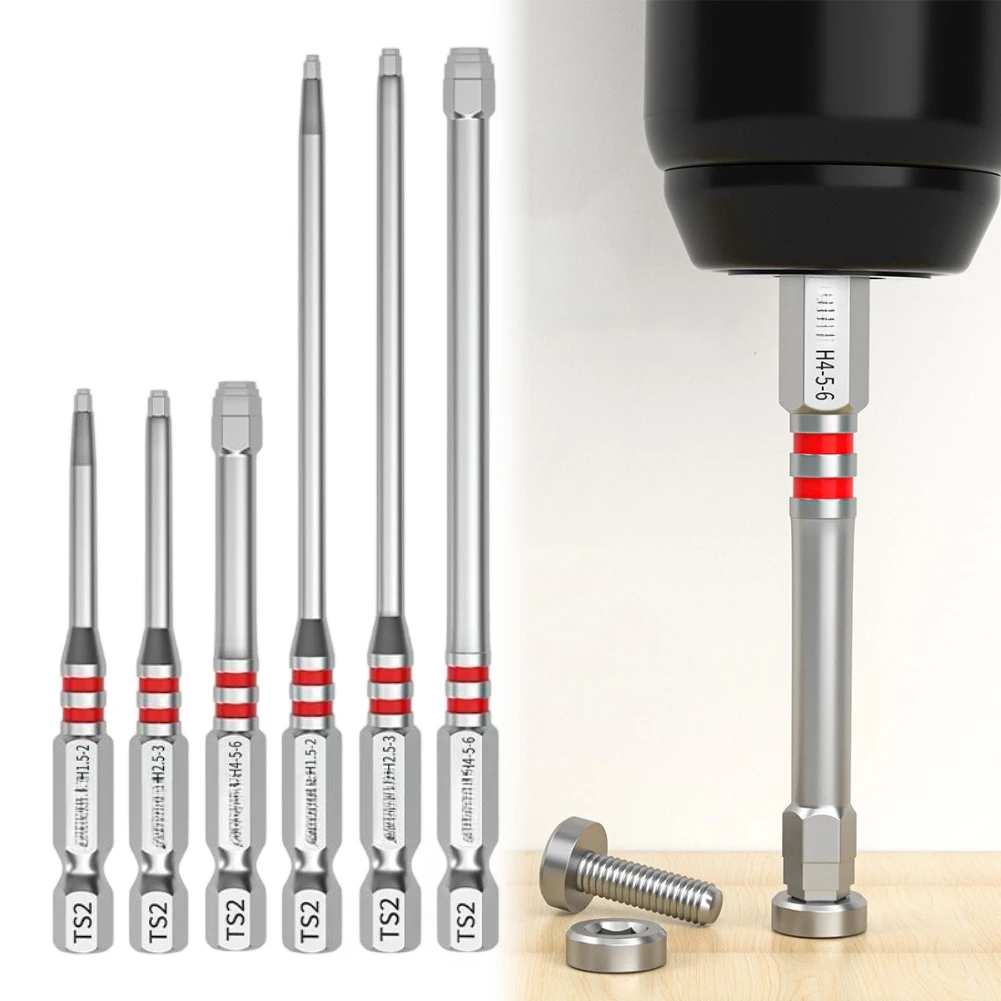 Magnetic Driver Core Screwdriver Bit Set For Confined Spaces Extended Compatibility Magnetic Core