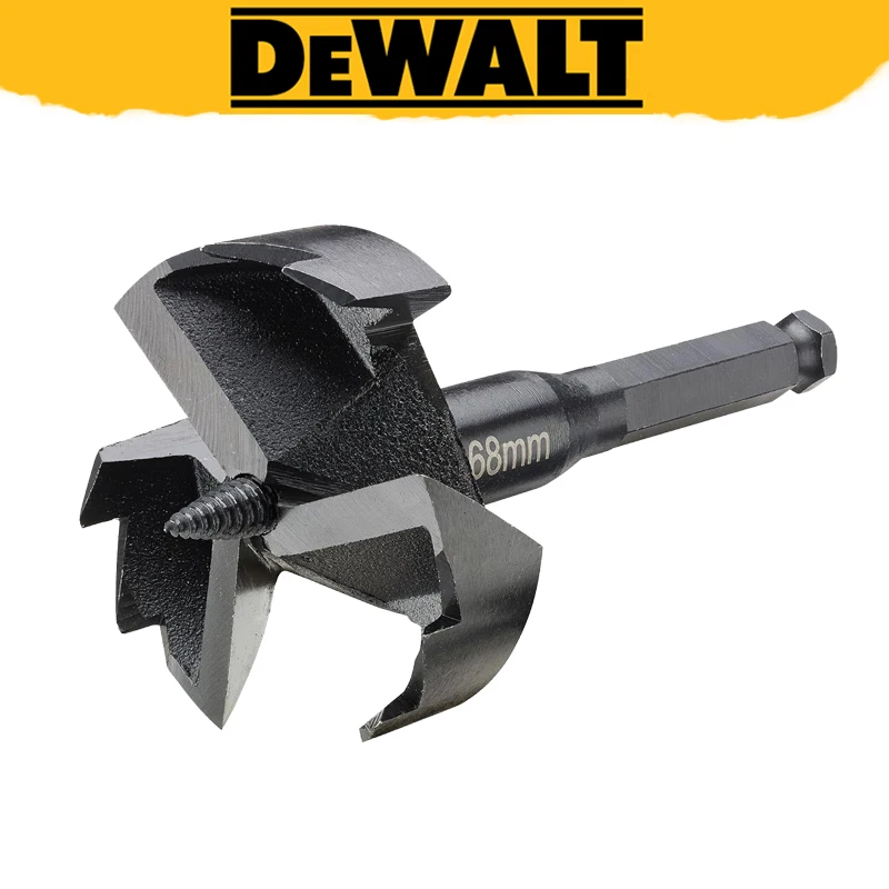 DEWALT DT4586 Self Feed Wood Drill Bit 68MM Anti-slip Shank  3 Sharp Cut Edges 3X Blades Bit Tool Accessories