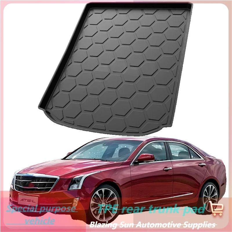 

Car Auto Rear Boot Cargo Liner Tray Trunk Mat Carpet for Cadillac ATS 2014-2018 Cushion Pad Carpet Pad Anti-dirty Anti-water