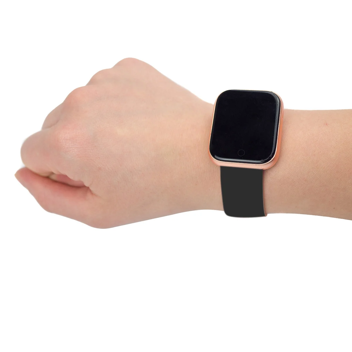 

1Pcs Smart Sports Watch Band 22mm Silicone Soft Durable Breathable Lightweight Replacement Strap Compatible Solar